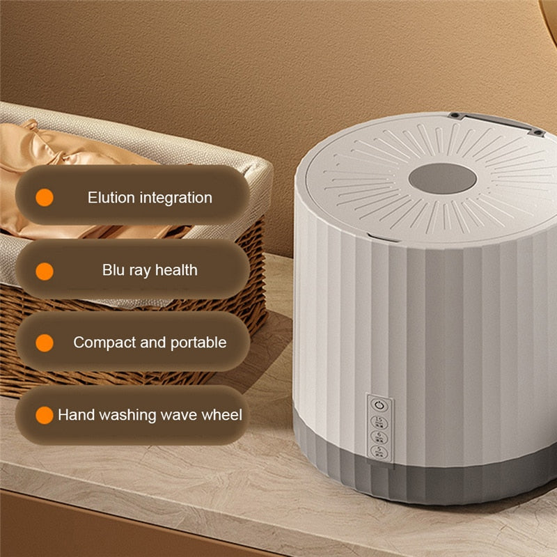 Skanto | 4L Mini Bærbar Roterende Turbine Vaskemaskin