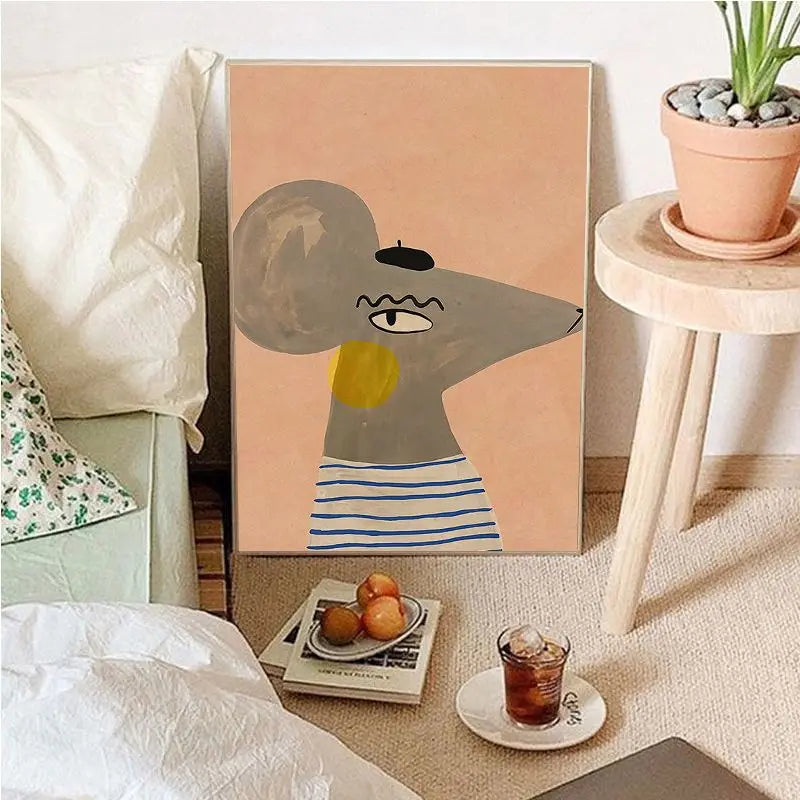 Skanto | Vintage Tegneserie Lerretskunst