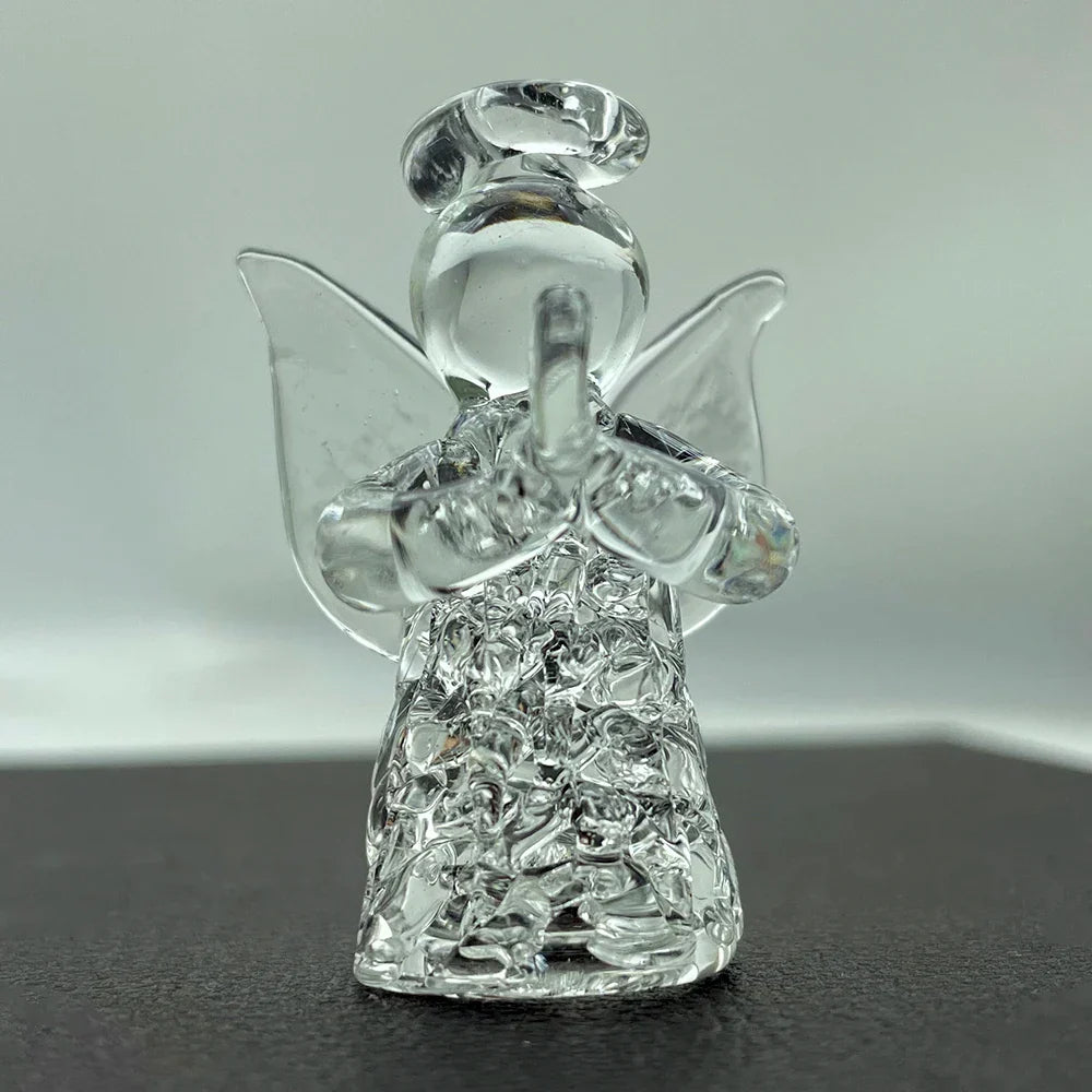 Skanto Angel Hjem Decor Husholdningsglass ornamenter Krystall Høy Transparent Kjærlig Romdekorasjon Tilbehør Engros