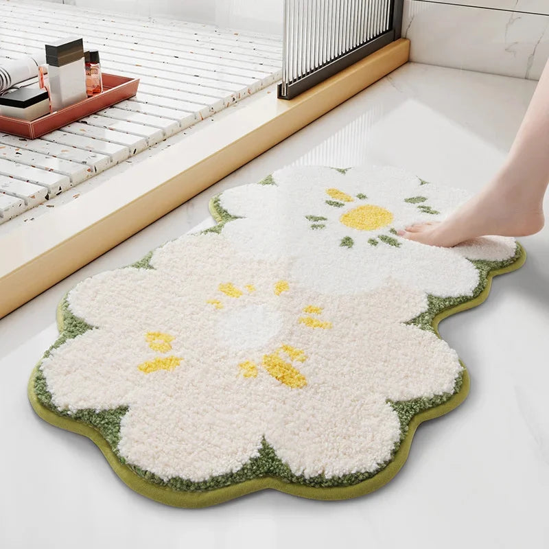 Flower Tuftet Badmatte | Skanto