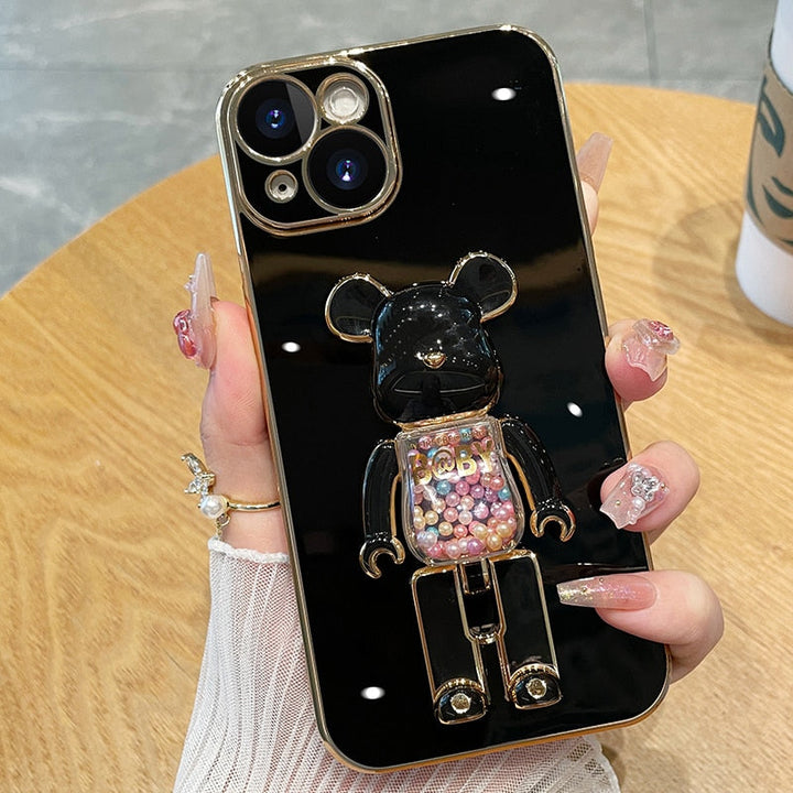 Skanto | Bear Lover Fargerik 3D Dukke Telefondeksel