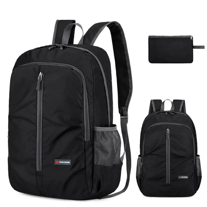 Skanto | Trekparo Sammenleggbar Rygsekk | 30L Ultralett & Vanntett | For Fotturer, Camping & Reiser | Unisex Dagsekk