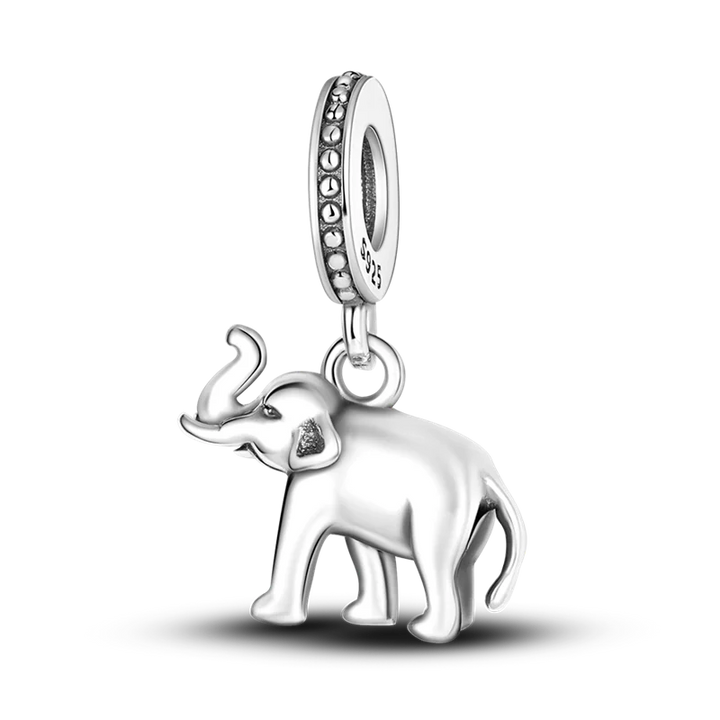 Skanto | 925 Sølv Gylden Leopard Charms Perler Fargerik Kameleon Nesehorn Løve Skarabé Katt Anheng Kompatibel med Original Pandora Armbånd Smykker
