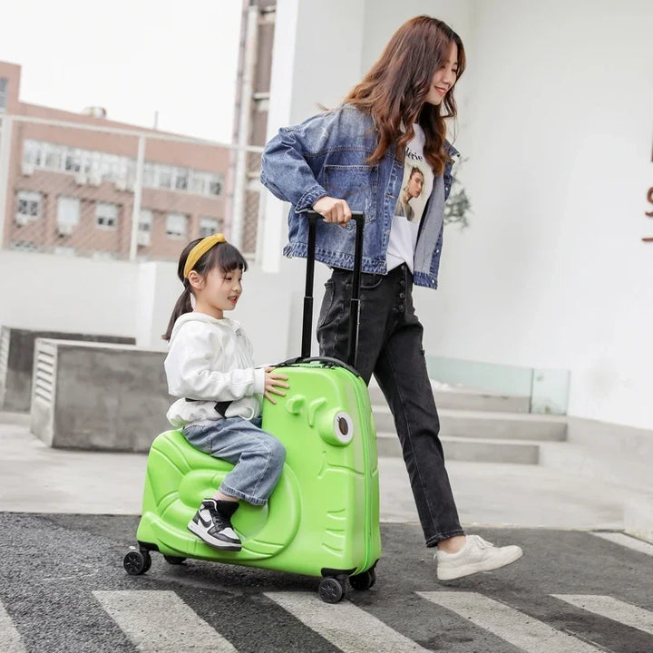 Skanto | Barnkoffert med scooterfunksjon – Napoli