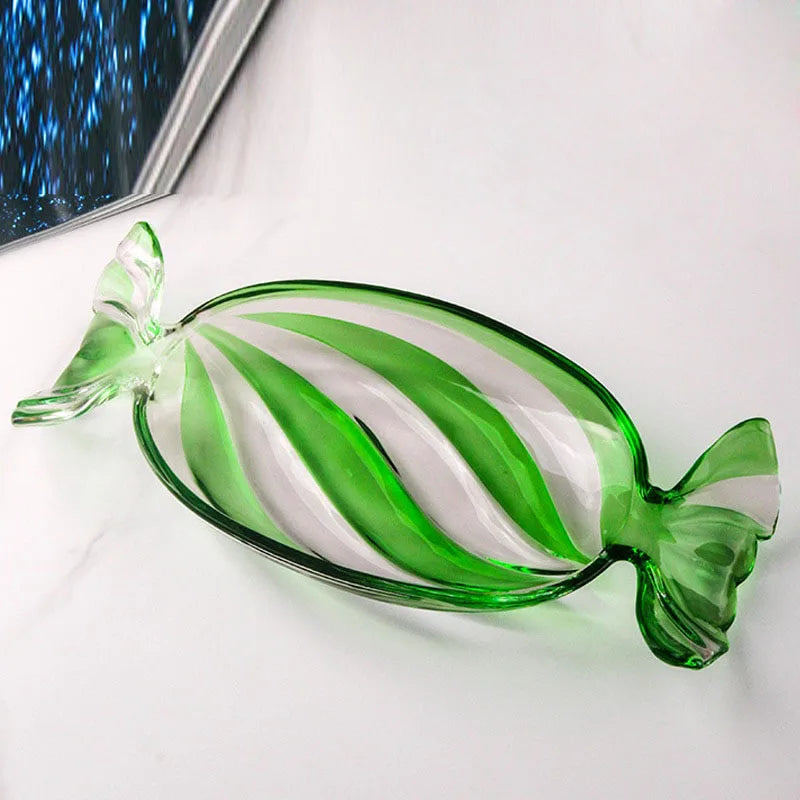 Candy-formet glass snacktallerken | Skanto