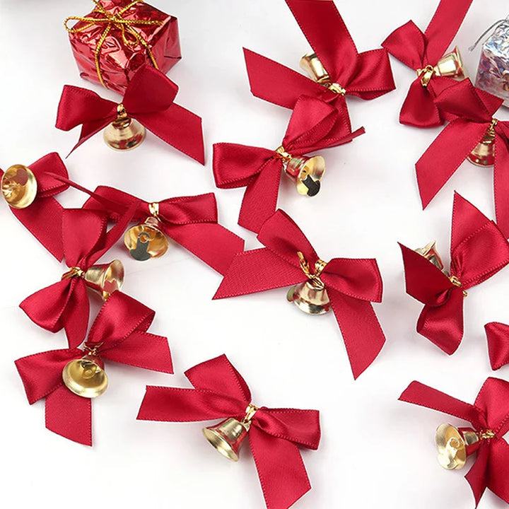 Skanto | KerstKlink | Elegant Sløyfe med Klokker for Dekorasjon