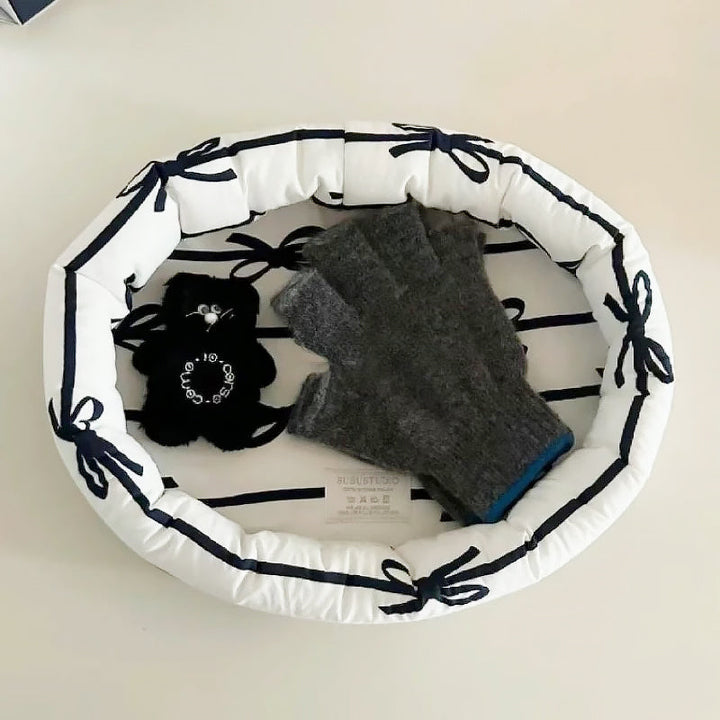 Ribbon Stripe Basket | Skanto