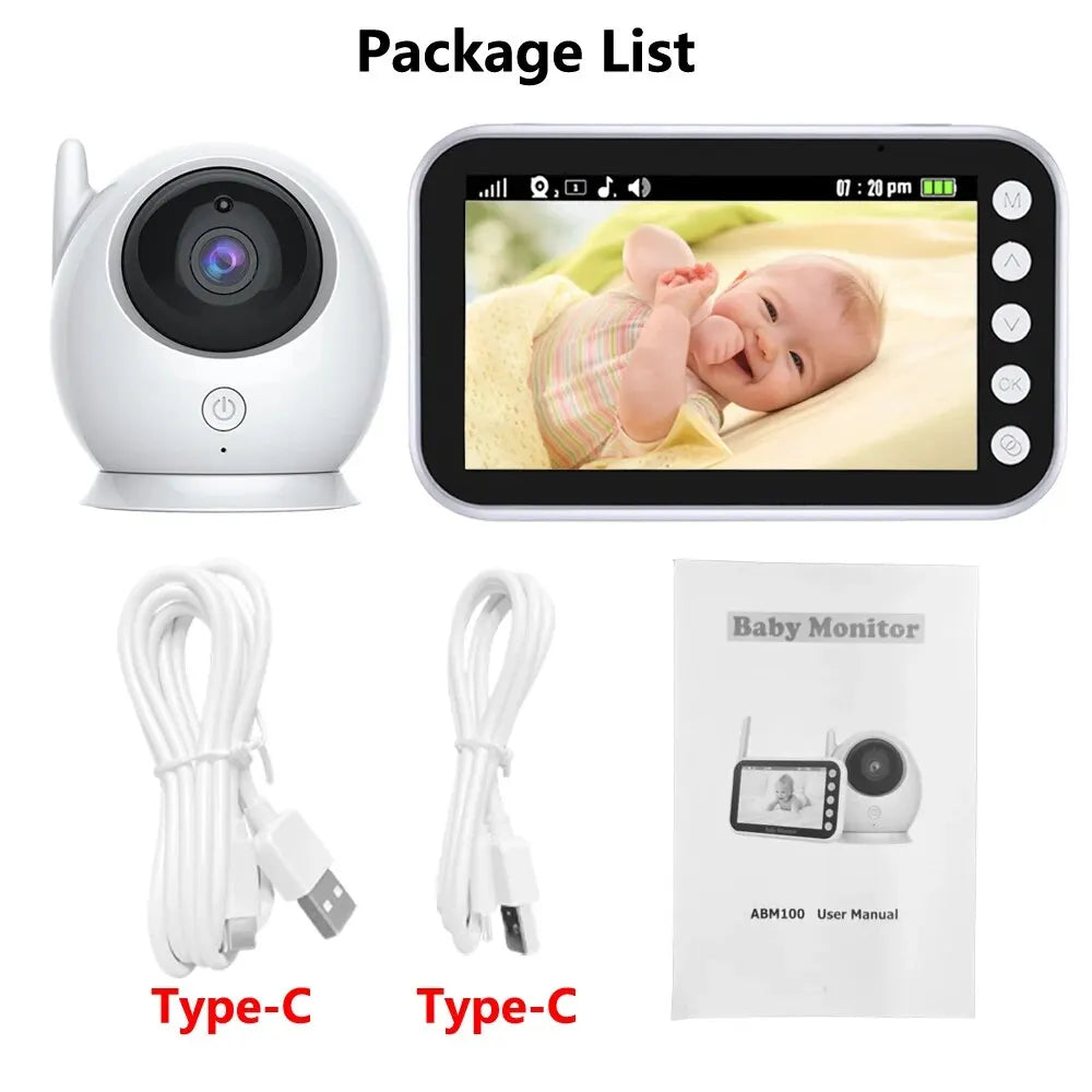 Babymonitor Overvåking Nattsyn Musikk Barnepikekamera