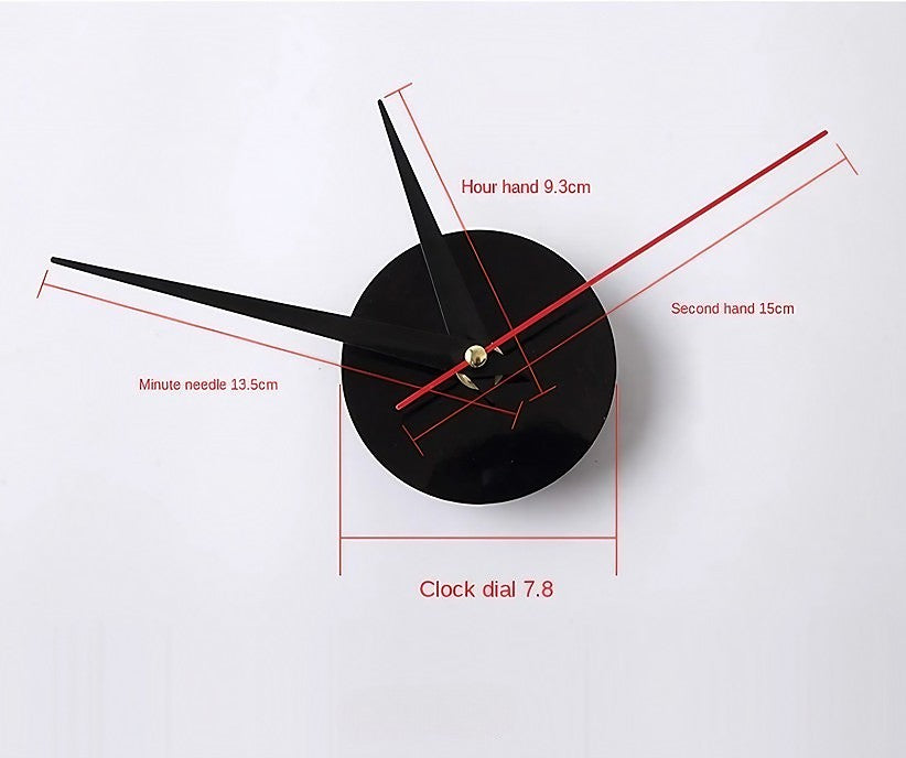 Skanto | 3D-LED veggklokke – rammefri DIY design