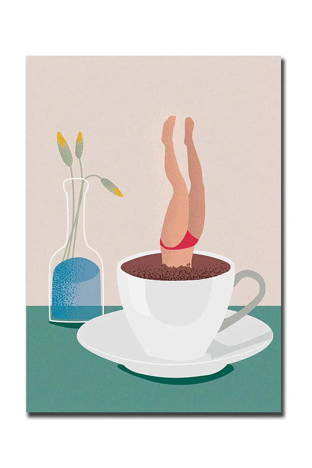 Skanto | God Morgen Kaffe Lerret Plakat