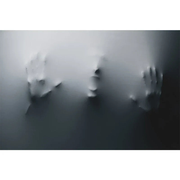 Modern Art Abstract Ghostly Figures on Wall Canvas Prints Black White Wall Art Posters Pictures for Living Room Bedroom Art Decor | Skanto