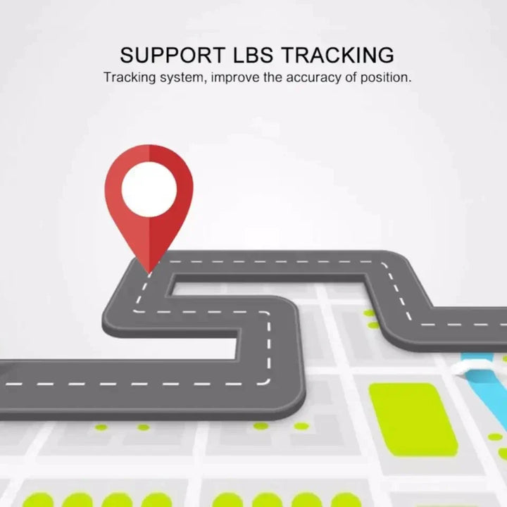 Skanto | Follow-Strong Mini GPS Tracker – Magnetisk Stedfinder for Bil, Kjæledyr & Verdifulle Gjenstander