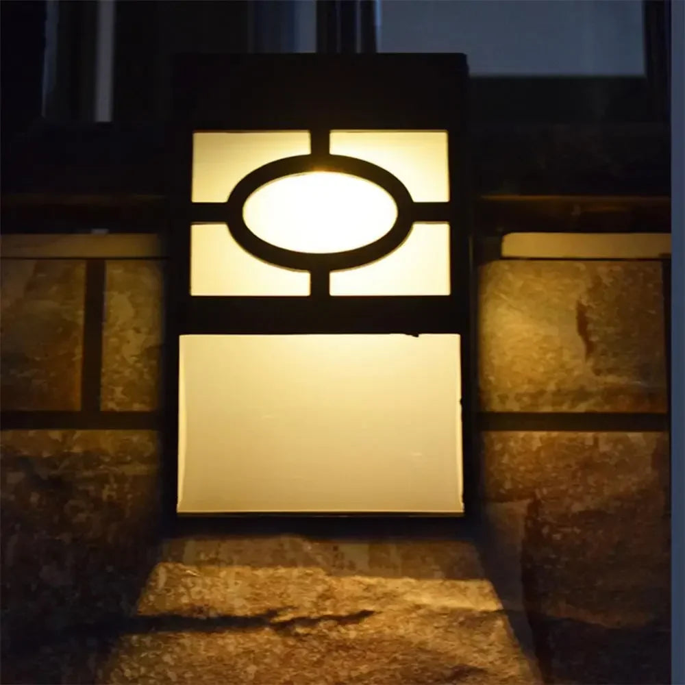 Skanto | Solvegglys med LED – Moderne utendørs belysning for hage og terrasse, vegglamper