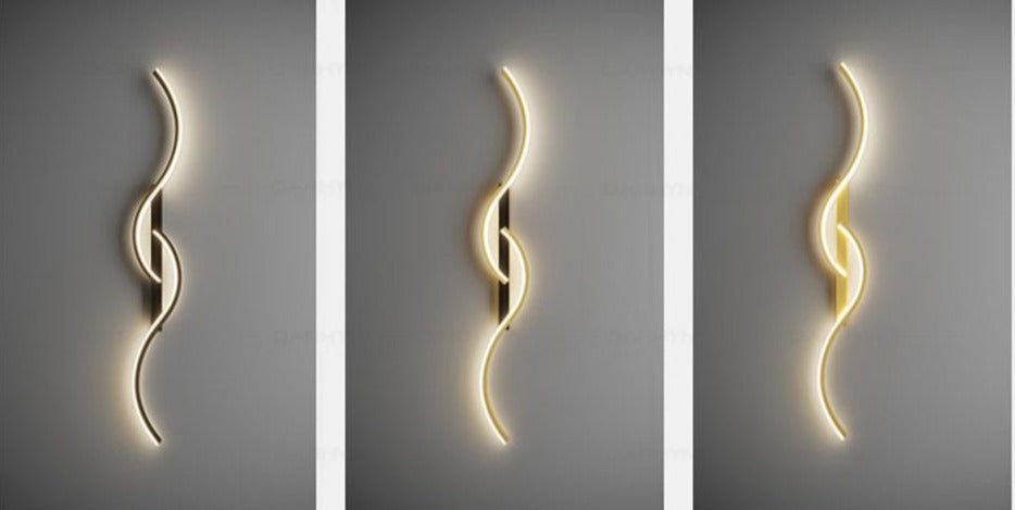 Skanto | Moderne LED Vegglampe – Kunstnerisk Kombinasjon av Former