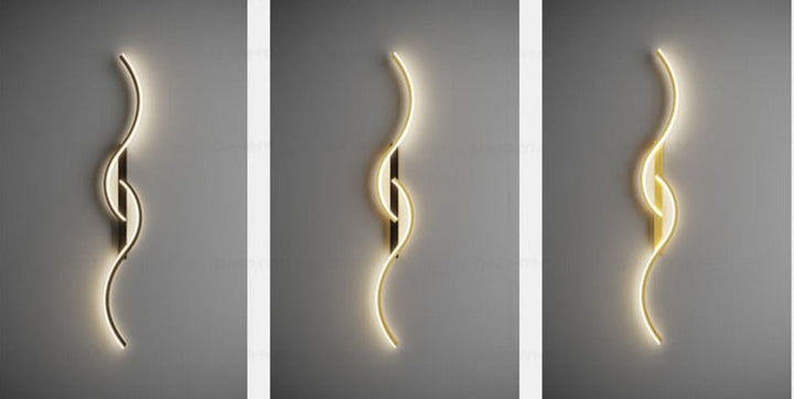 Skanto | Moderne LED Vegglampe – Kunstnerisk Kombinasjon av Former