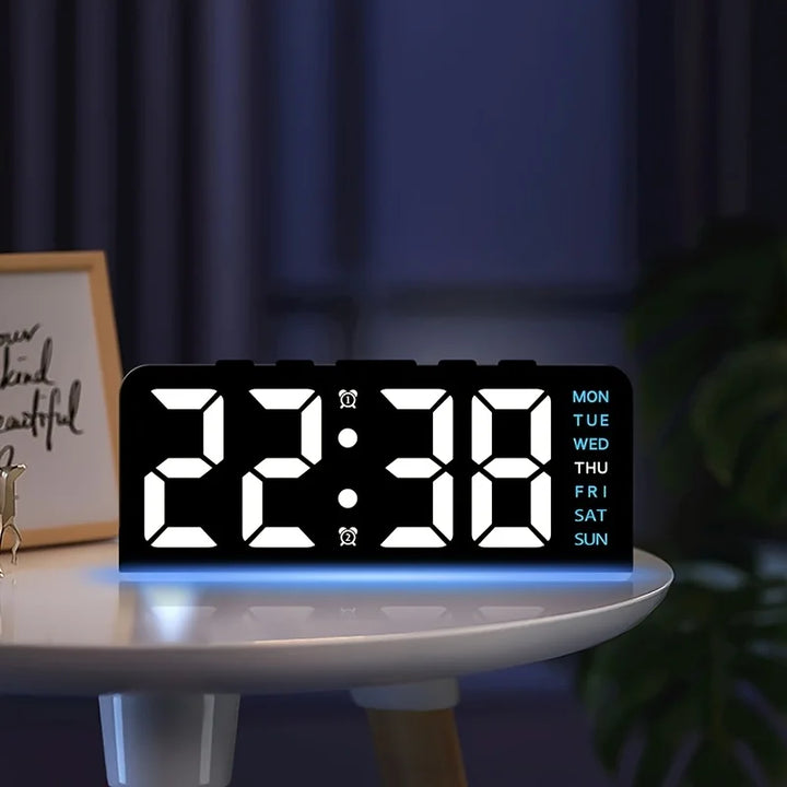 Skanto | Moderne LED Hele Uken Utstilling Nattlampe Vekkerklokke