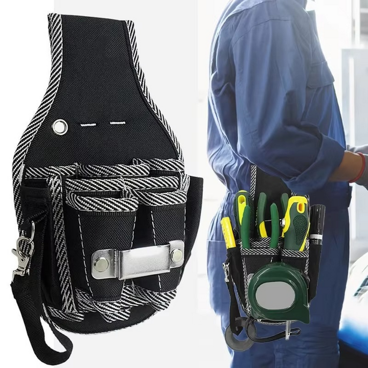 Skanto | Ultimate Electrician's Tool Belt - Holdbar Nylon Livsorganisator for Profesjonelle