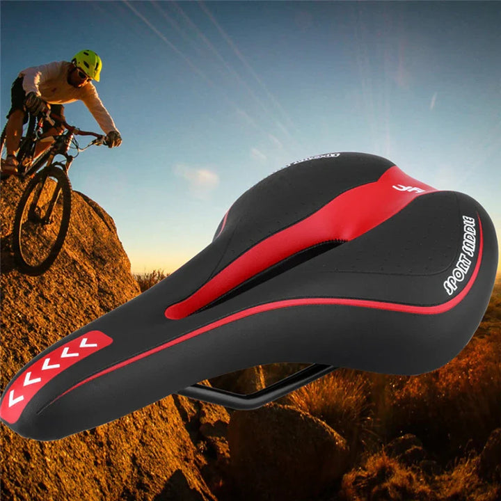 Skanto | Ekstra myk gel sykkelsete – Ergonomisk ventilert MTB & landeveissykkelsete