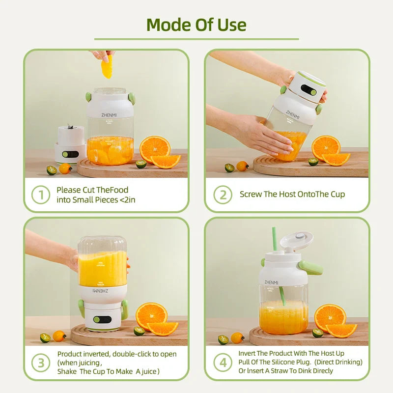 Skanto | Oppladbar Bærbar Juicer