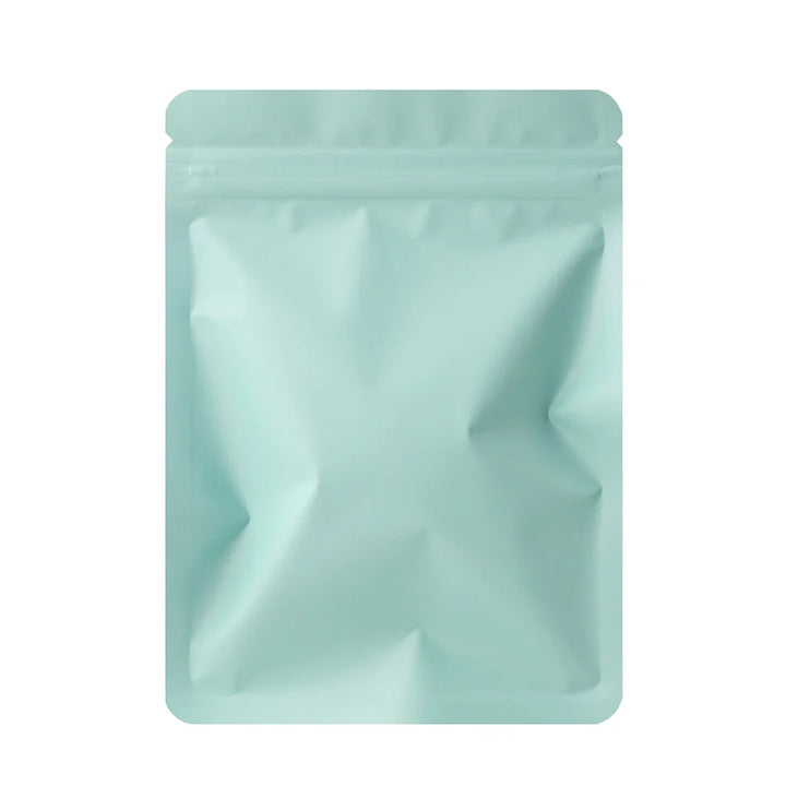 Skanto | 100PCS Dobbeltsidige Frosted Mylar Poser - Flat Bunn, Vanntett, Varmeforseglede Aluminiumsfolie Glidelåsposer