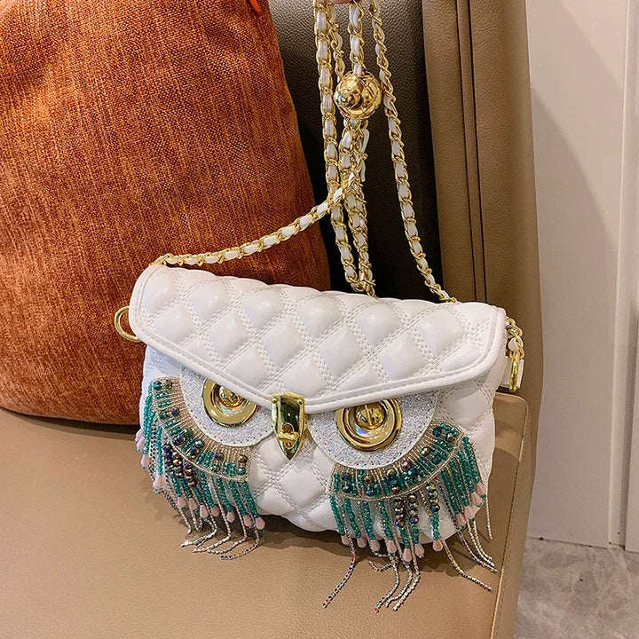Skanto | Night Owl Glitter Skulderveske