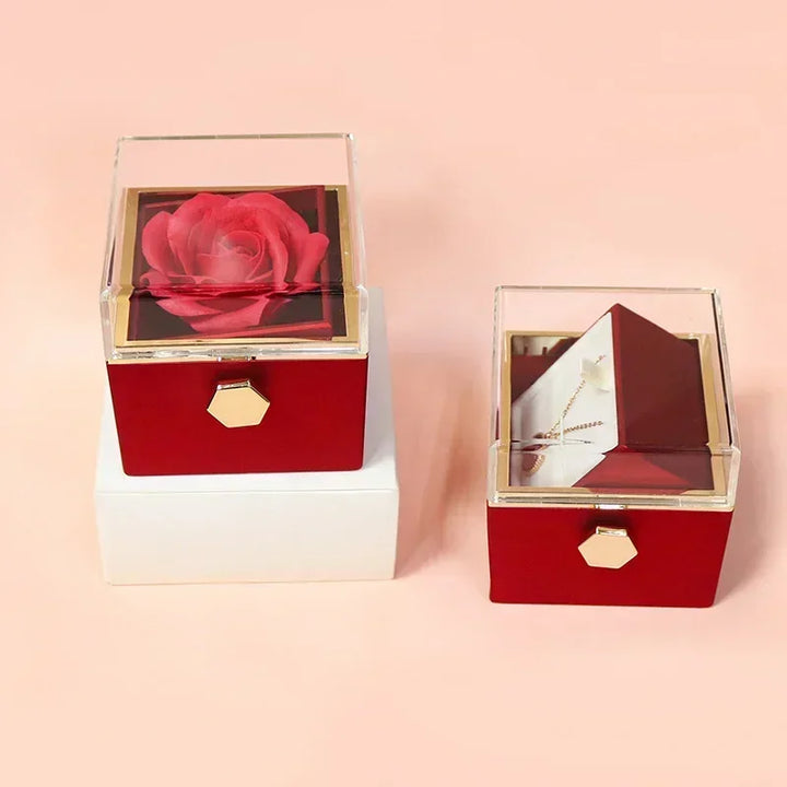 Skanto | Evig Rose Spin Display Smykkeske