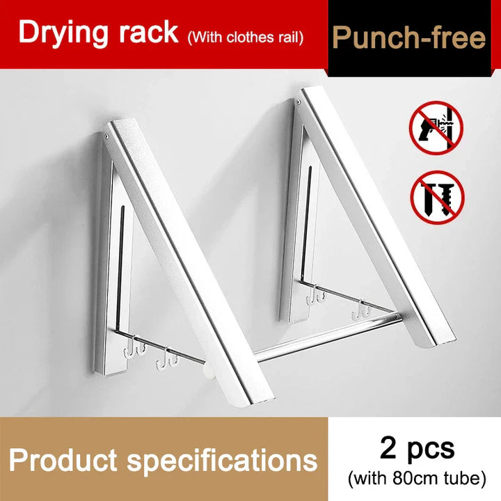Space Saver FoldaSkantoe Veggkleskap Aluminiumhylle | Skanto