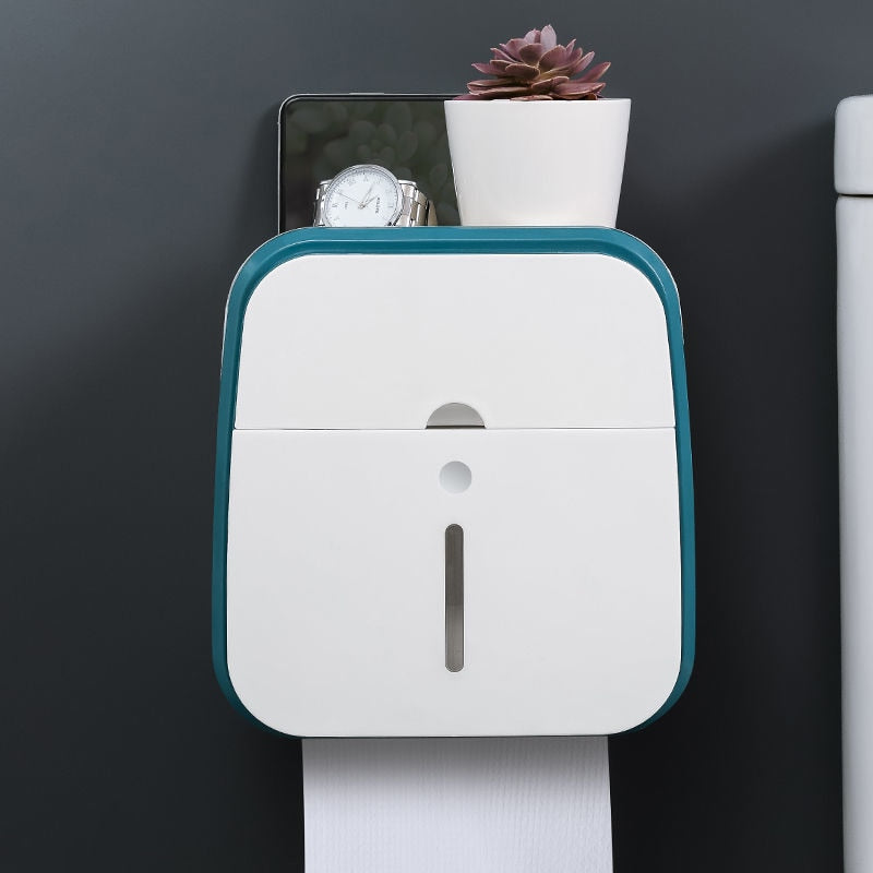 Vegghengt baderomsorganisator Tissue Box Holder | Skanto