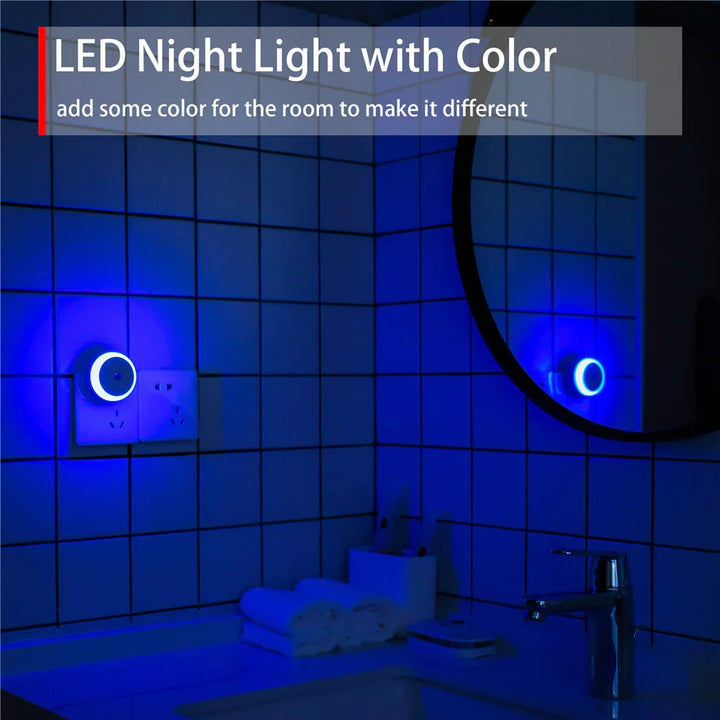 Skanto | NOXORA LED nattlys | Twilight sensor & automatisk dimming | Plug-in lys | Varm hvit