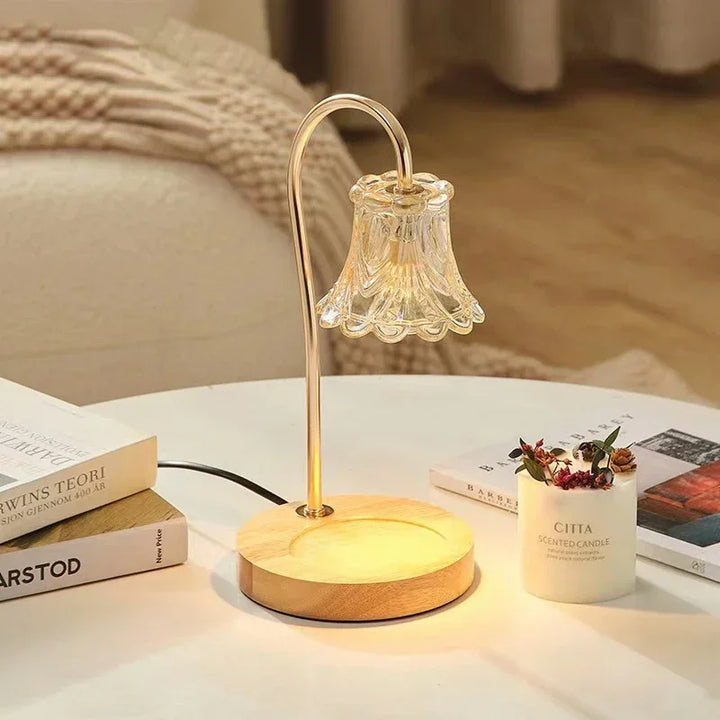 Skanto | Blomformet Varm Publikum Stearinlys Varmer Lampe