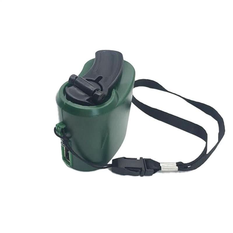 Skanto | Portable håndsveiv nød-lader med USB & LED