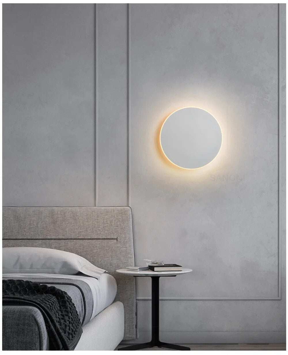Skanto | Moderne rund LED vegglampe for stilfull ambient belysning