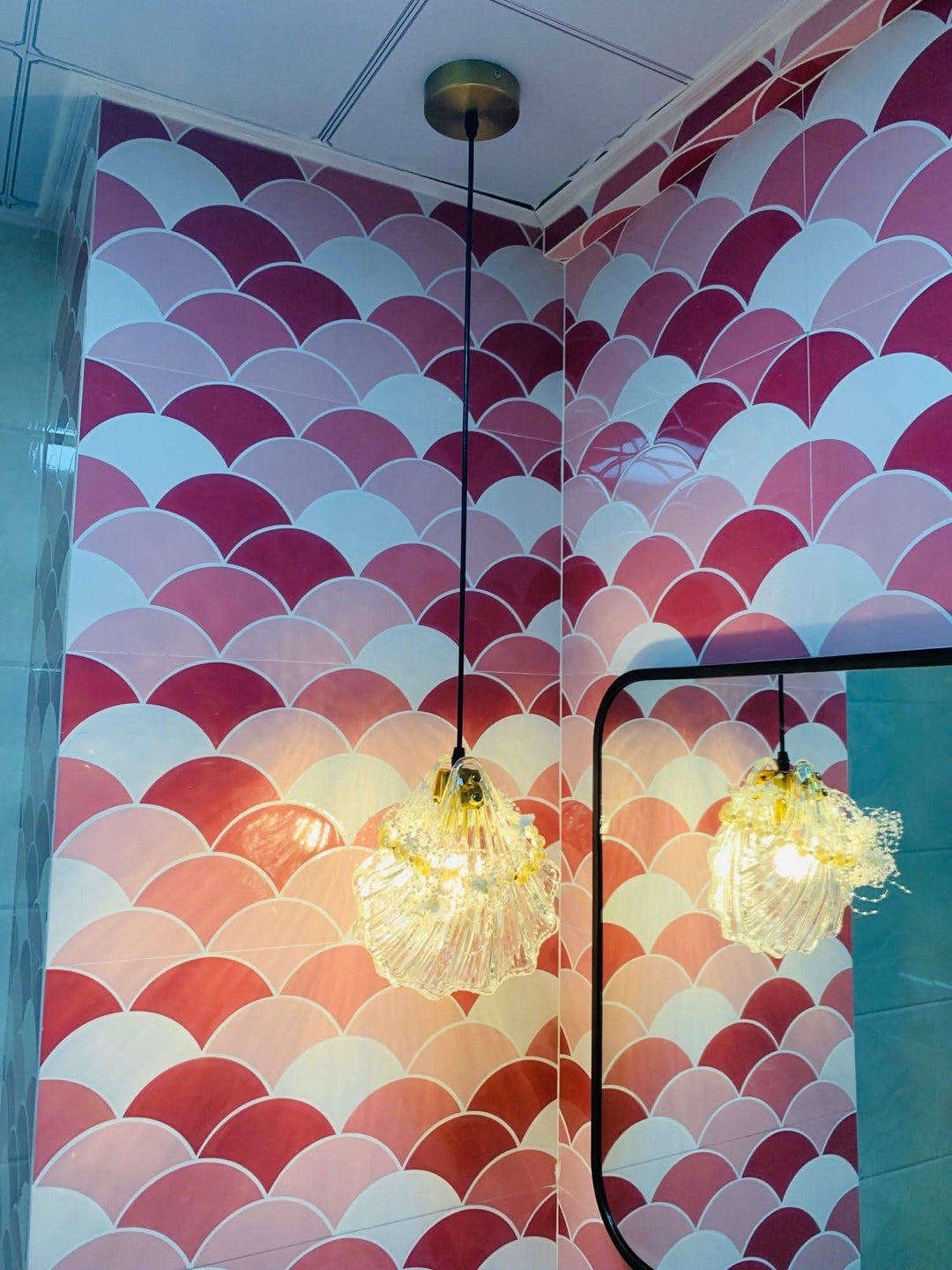 Skanto | Mini Shell Pendant Light – Glass Coastal Design
