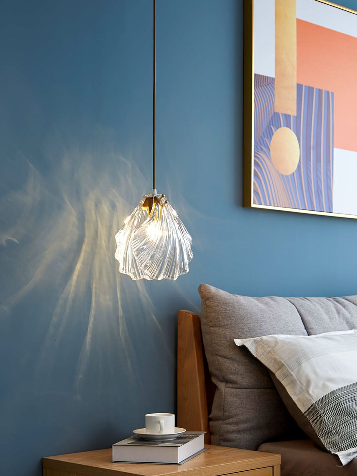 Skanto | Mini Shell Pendant Light – Glass Coastal Design