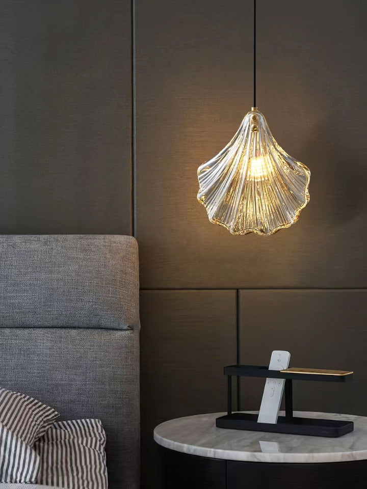 Skanto | Mini Shell Pendant Light – Glass Coastal Design