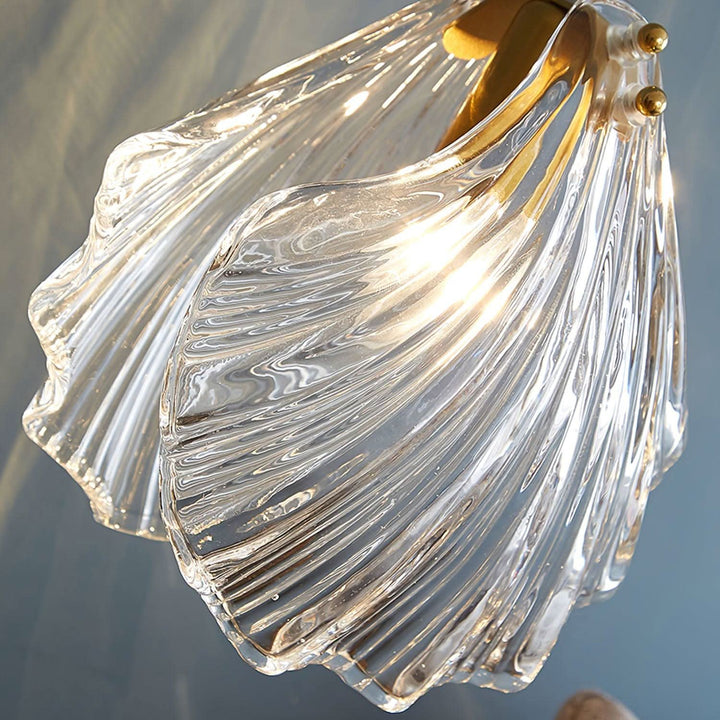 Skanto | Mini Shell Pendant Light – Glass Coastal Design