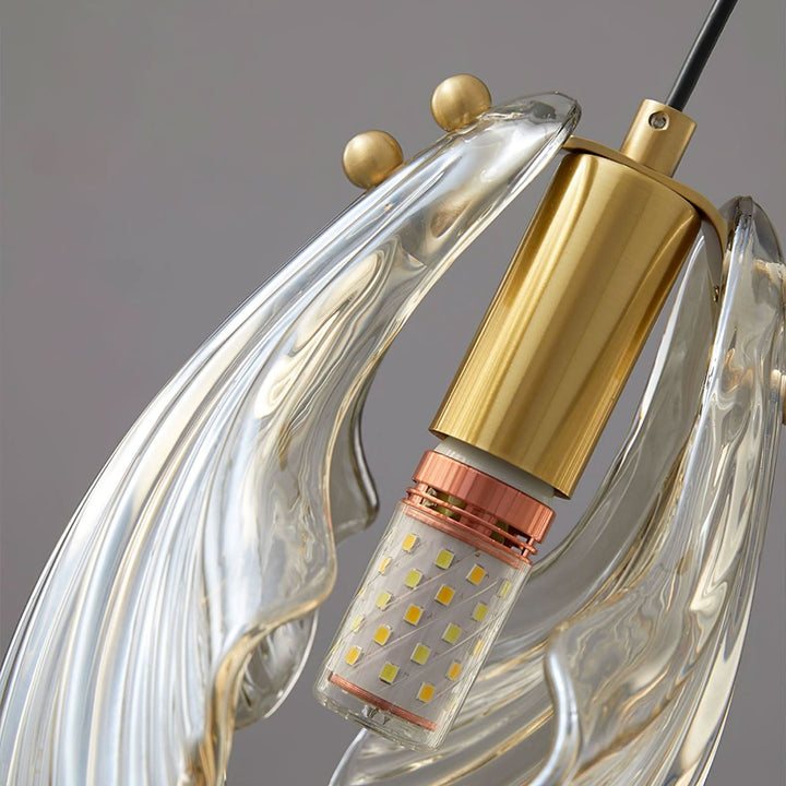 Skanto | Mini Shell Pendant Light – Glass Coastal Design