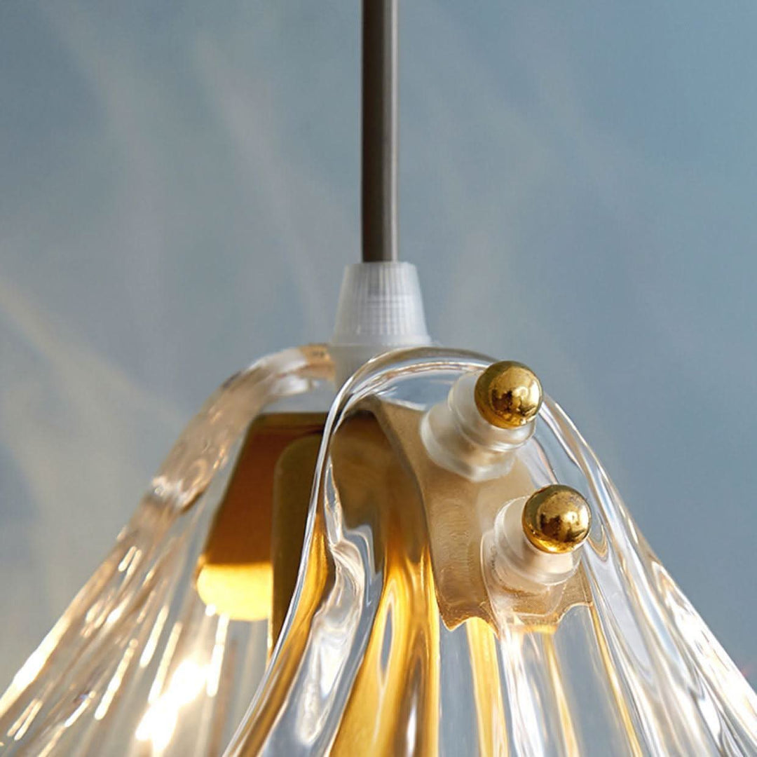 Skanto | Mini Shell Pendant Light – Glass Coastal Design