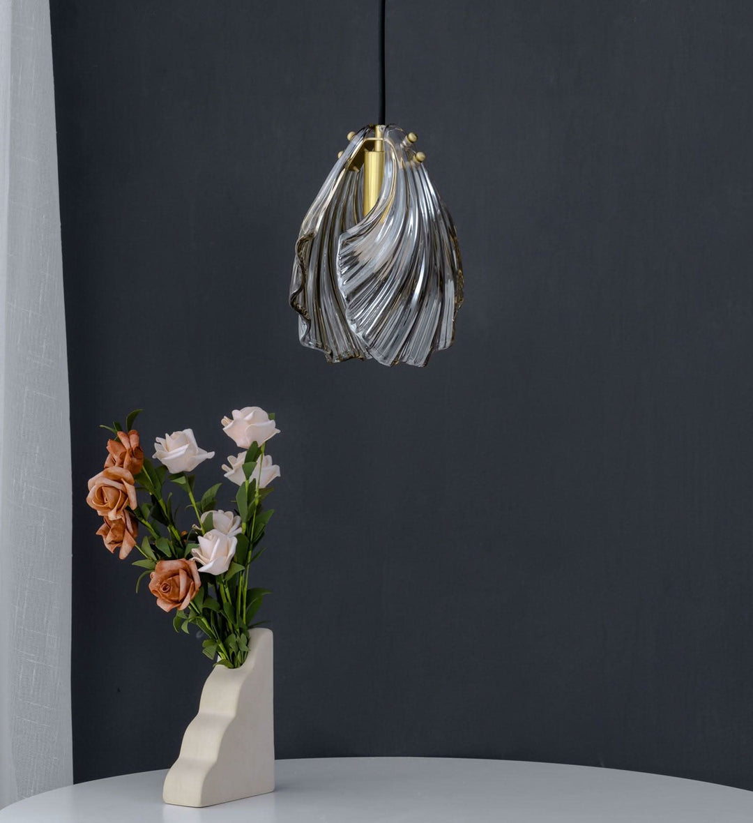 Skanto | Mini Shell Pendant Light – Glass Coastal Design