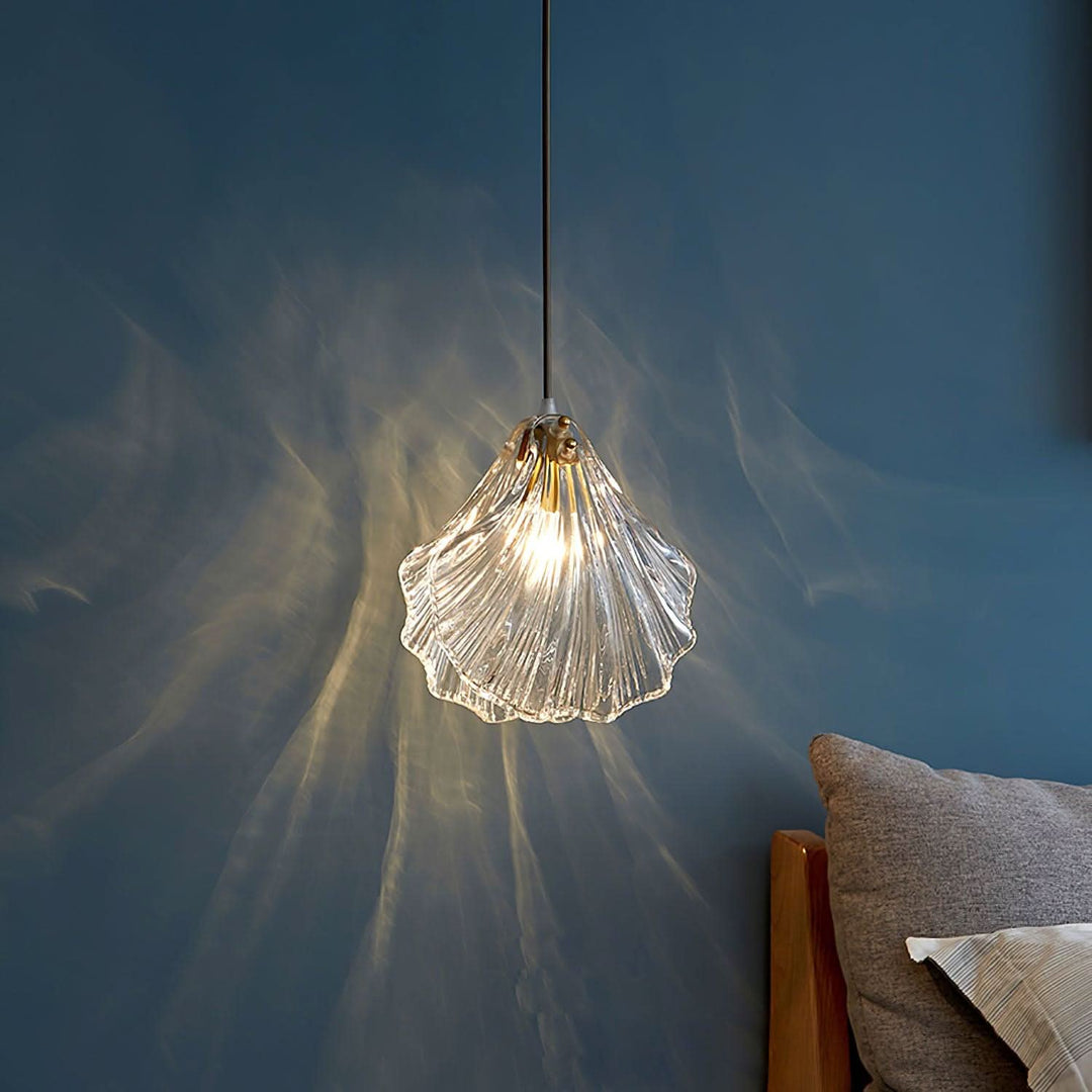 Skanto | Mini Shell Pendant Light – Glass Coastal Design