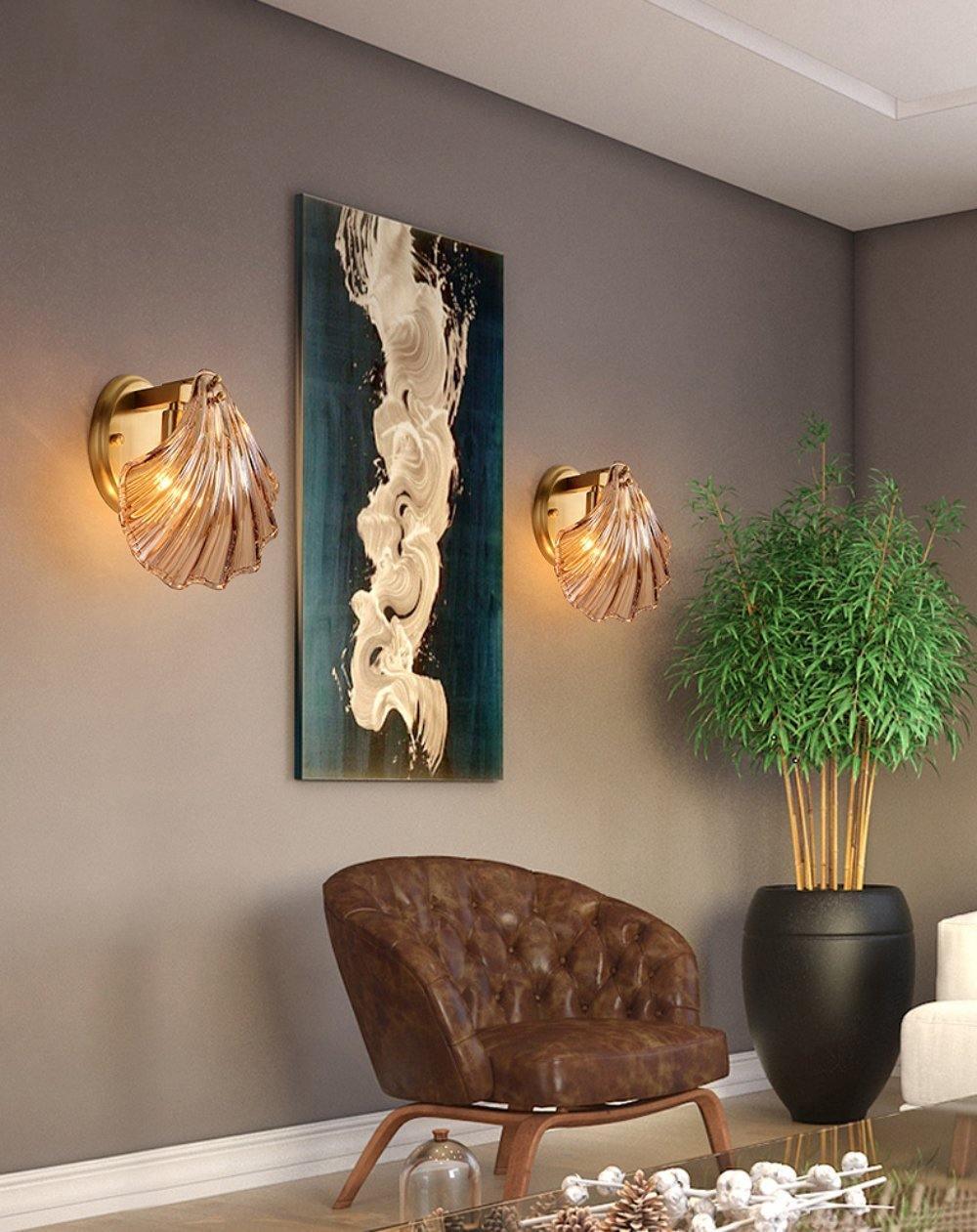 Shell vegglampe - Bring maritim eleganse inn i hjemmet | Skanto