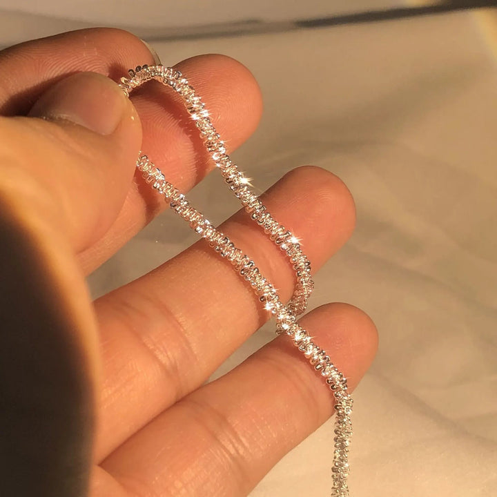 Skanto | Flytende Sølvarmbånd – 925 Sterling Sølv Armbånd Inspirert av Vann