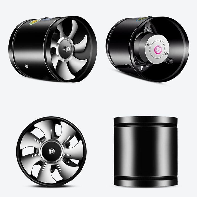 Norvo | Airvanta Leiser Eksosvifte | Kraftig & Stille | For Kjøkken, Bad & Kontor | Ulike Størrelser | Svart/Hvit