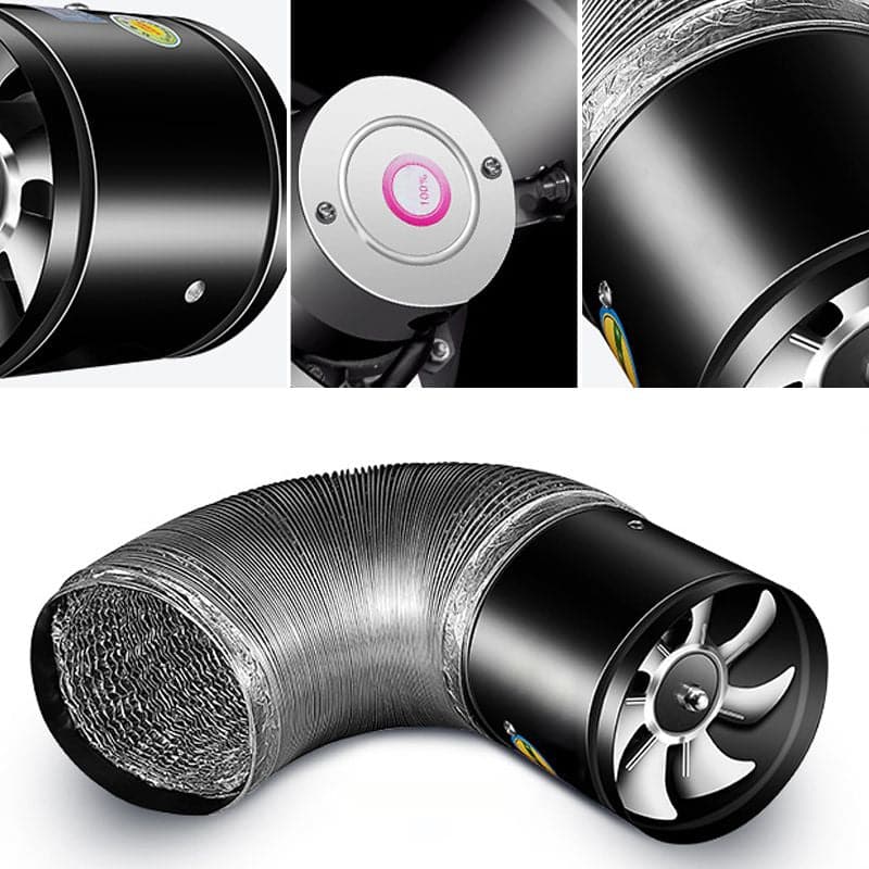 Norvo | Airvanta Leiser Eksosvifte | Kraftig & Stille | For Kjøkken, Bad & Kontor | Ulike Størrelser | Svart/Hvit