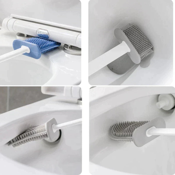 Silikon toalettbørste med veggholder – Ultimate hygiene løsning | Skanto