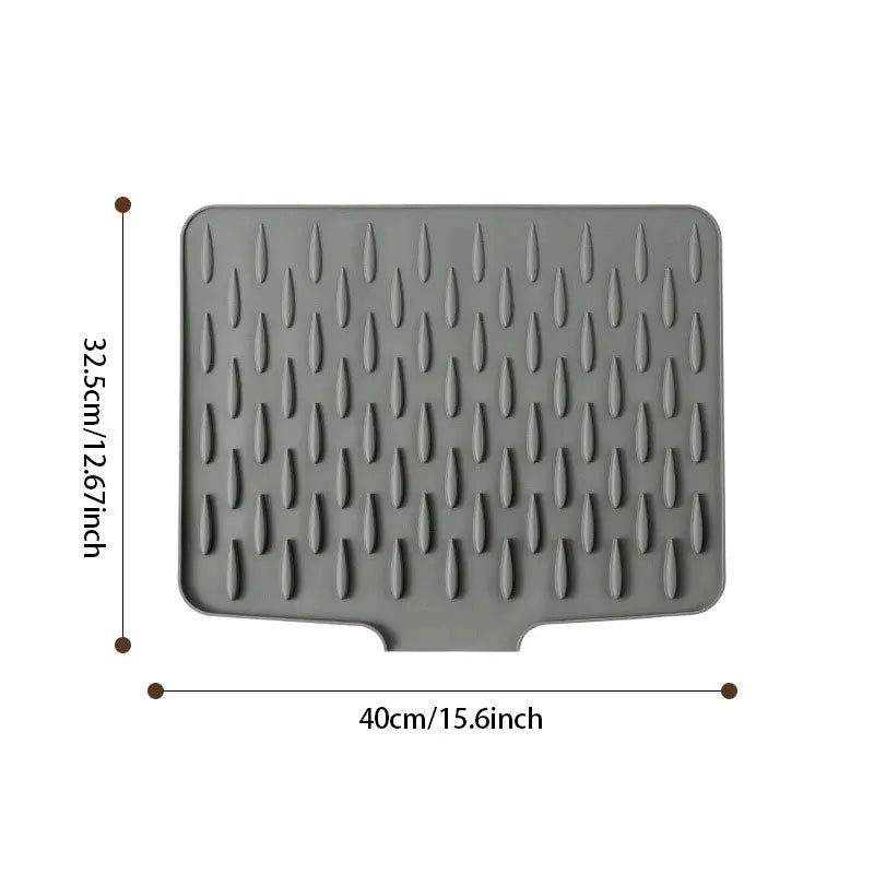Skanto | Fleksibel BPA-fri silikontørkematte med varmebeskyttelse – 36×30 cm