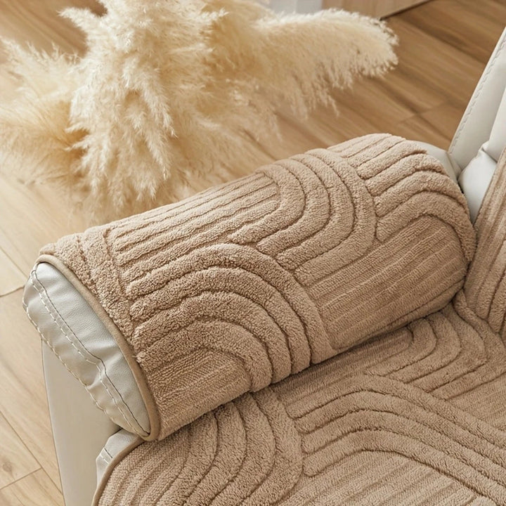 Skanto | Silven Plush Tykk Anti-Skli Recliner Sofa Trekker