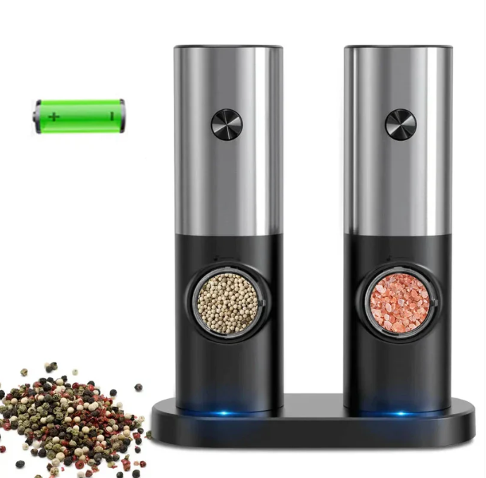 Skanto | GrindPro – Elektrisk pepper- og saltkvern med LED