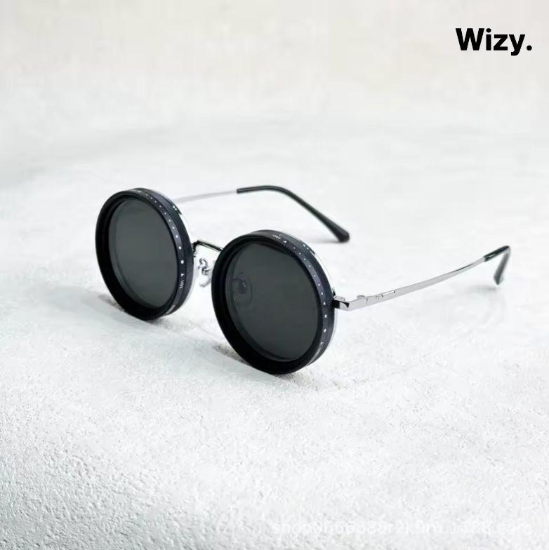Skanto | ShadowSunglasses | Solbriller med svarte linser Stilig UV-beskyttelse Motemode