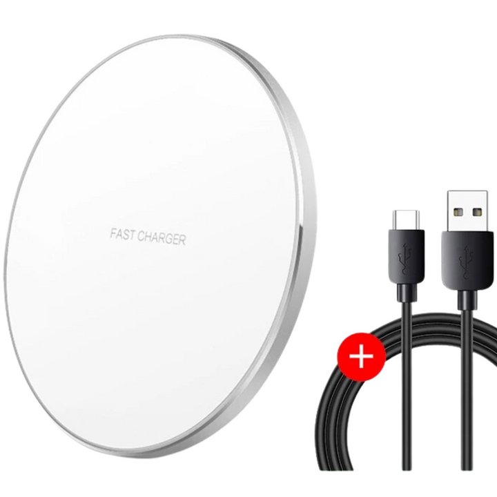 Skanto | 30W Rask Trådløs Ladestasjon | Premium USB-C MagSafe Lader for Apple iPhone, Samsung & Android